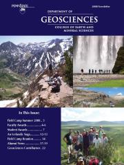 2008 Geosciences Cover