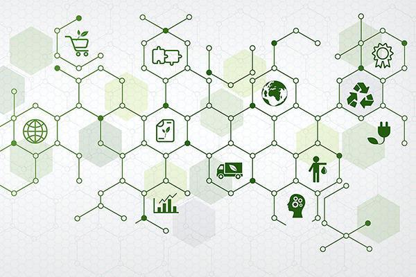 chart outlining new sustainability program