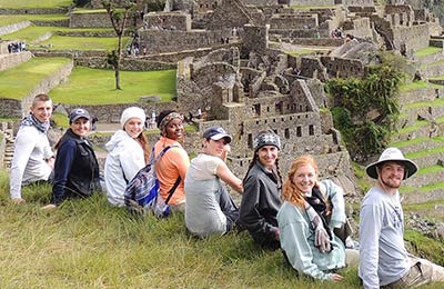 Students in Peru